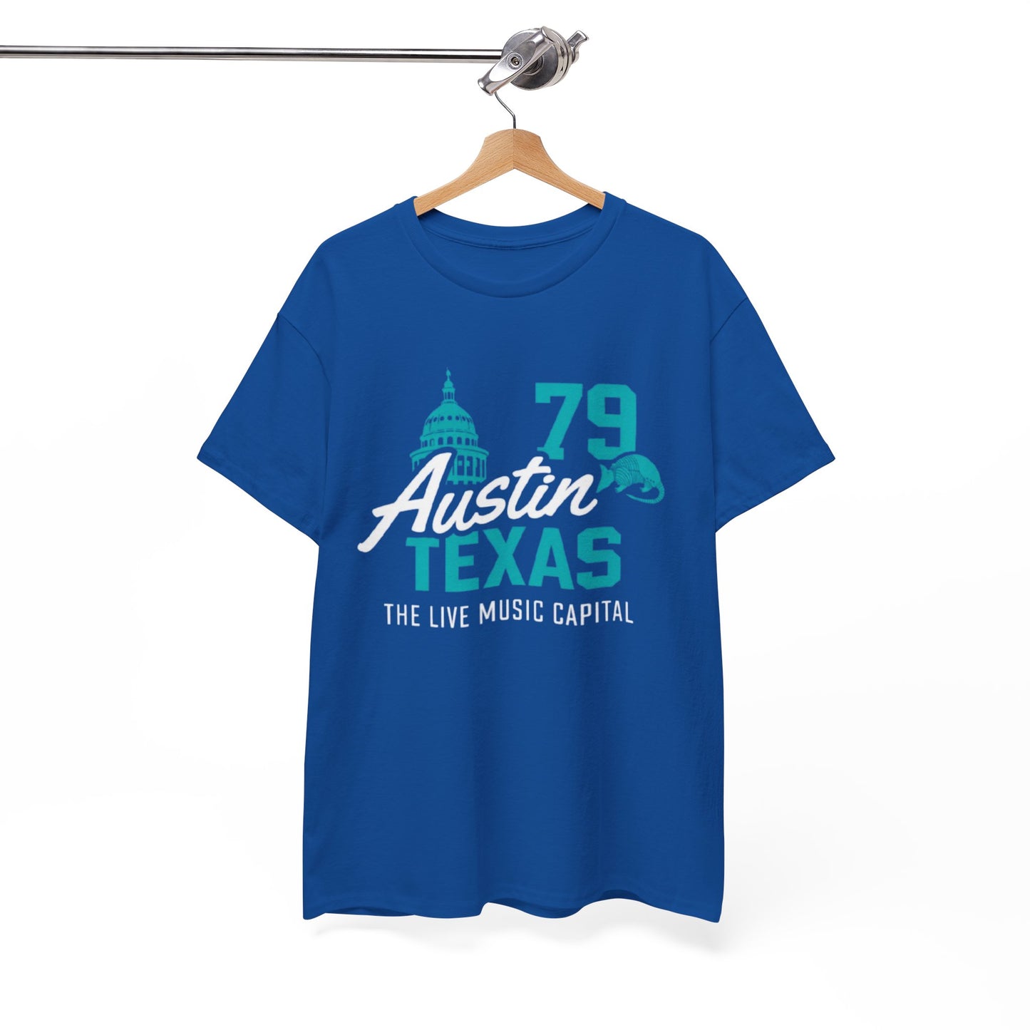 White Smoke Austin Texas Live Music Capital Graphic T-Shirt – Vintage City Streetwear Tee
