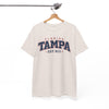 White Smoke Tampa Florida Vintage College Tee – EST. 813 City Shirt