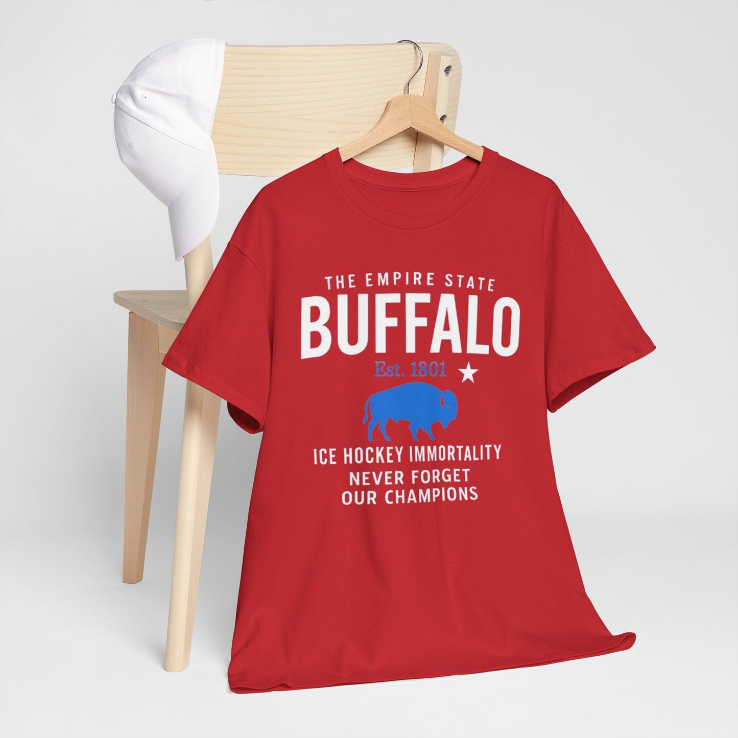 Buffalo Ice Hockey T-Shirt - "The Empire State" Tribute Tee