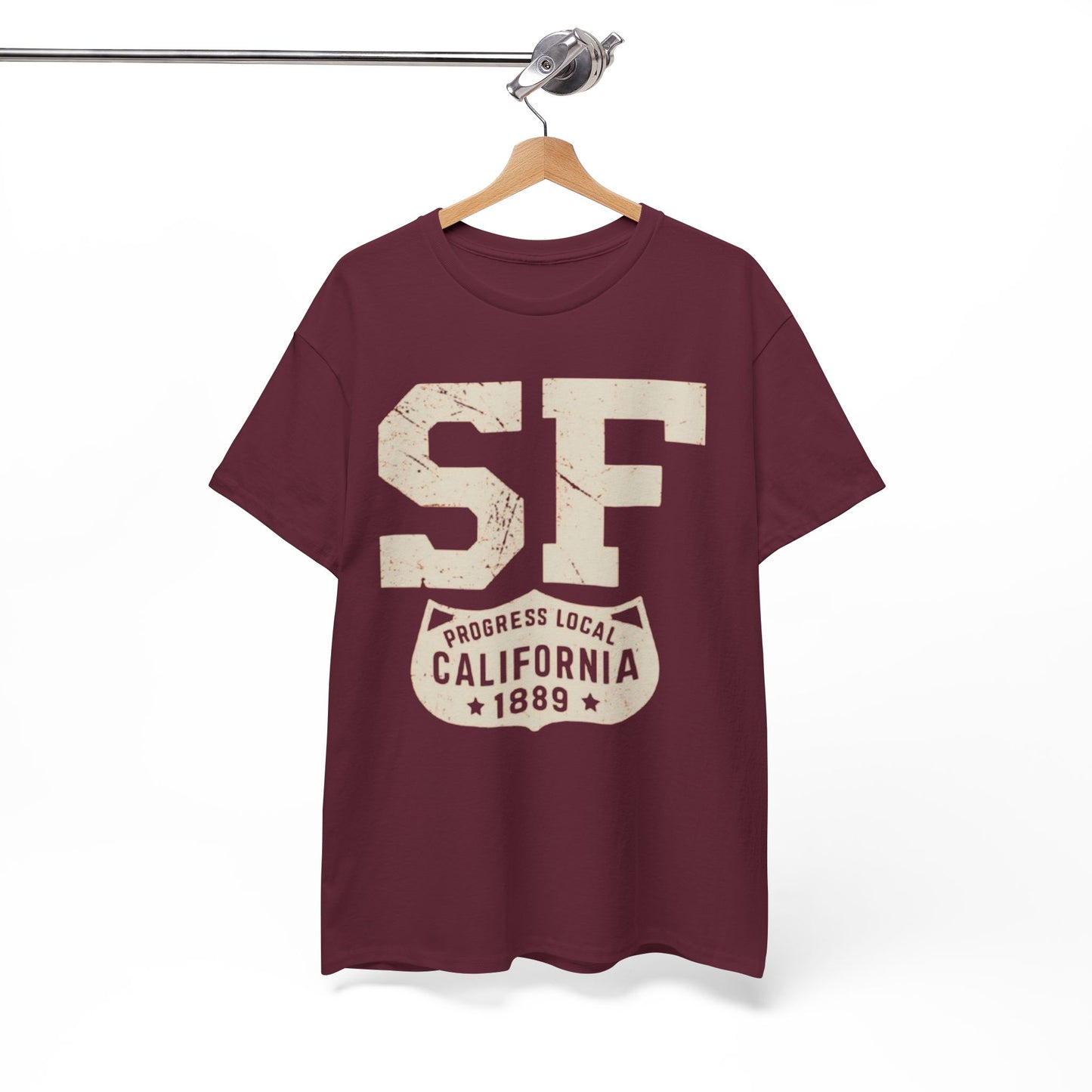 White Smoke San Francisco SF Vintage City T-Shirt – California Local Heritage Streetwear