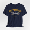 Dark Slate Gray Pittsburgh Football Tee - Vintage Est. 1933 College Sports T-Shirt