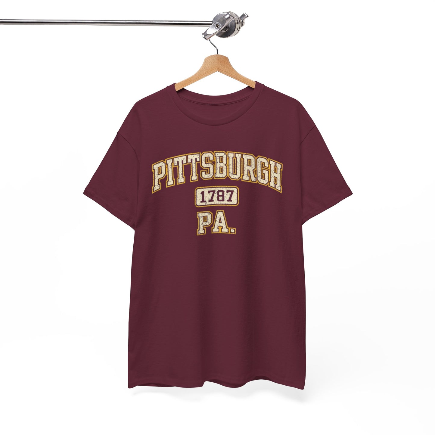 Pittsburgh 1787 PA T‑Shirt Vintage college-style lettering
