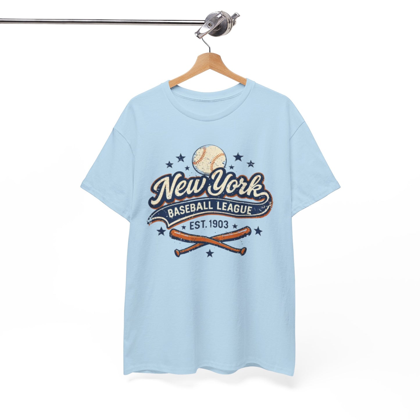 Baseball Tee — New York Baseball League "Est. 1903" Vintage Graphic