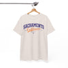 White Smoke Sacramento California Vintage Script T-Shirt — Retro City Tee