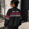 Alabama Roll Tide Black Bomber Jacket Retro Game Day Streetwear Jacket