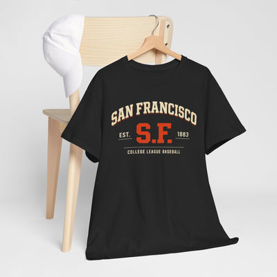 Dark Slate Gray San Francisco S.F. Vintage Baseball Tee