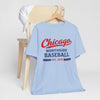 Light Steel Blue Chicago Northside Baseball Tee — Est. 1876 Vintage Sports T‑Shirt