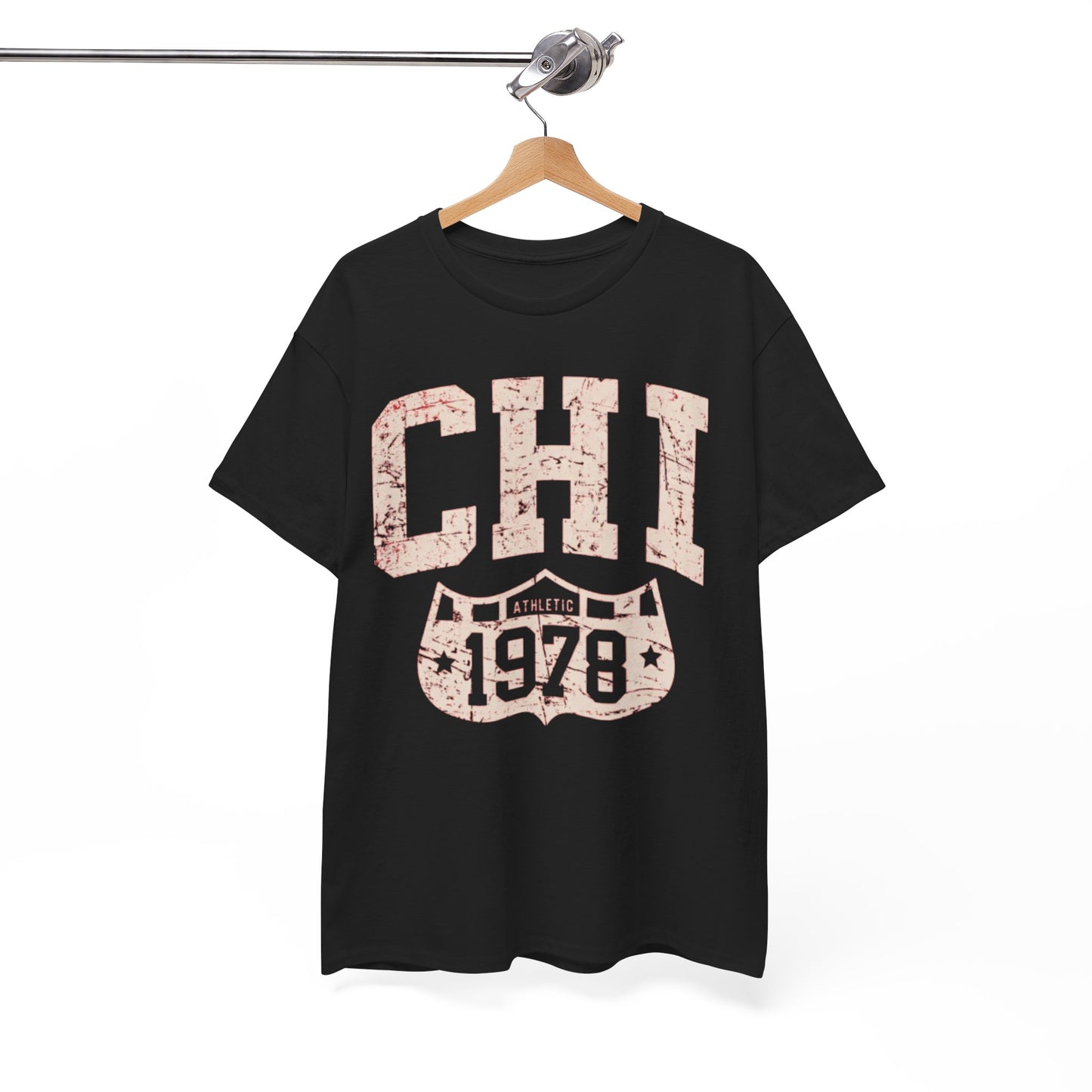 White Smoke CHI Athletic 1978 T-Shirt – Chicago Streetwear Vintage Sports Tee