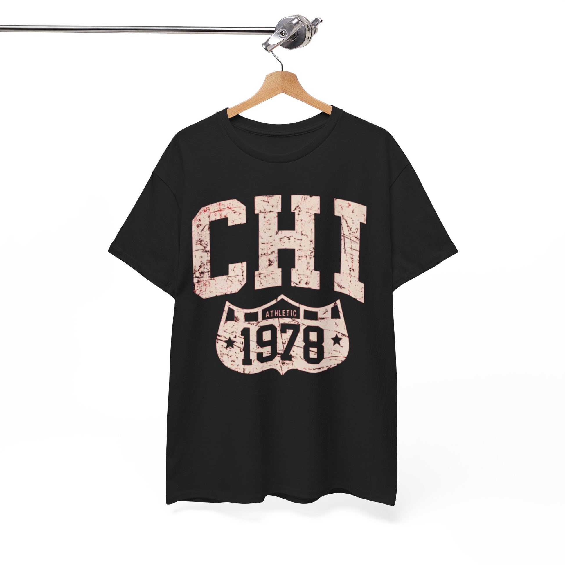 White Smoke CHI Athletic 1978 T-Shirt – Chicago Streetwear Vintage Sports Tee