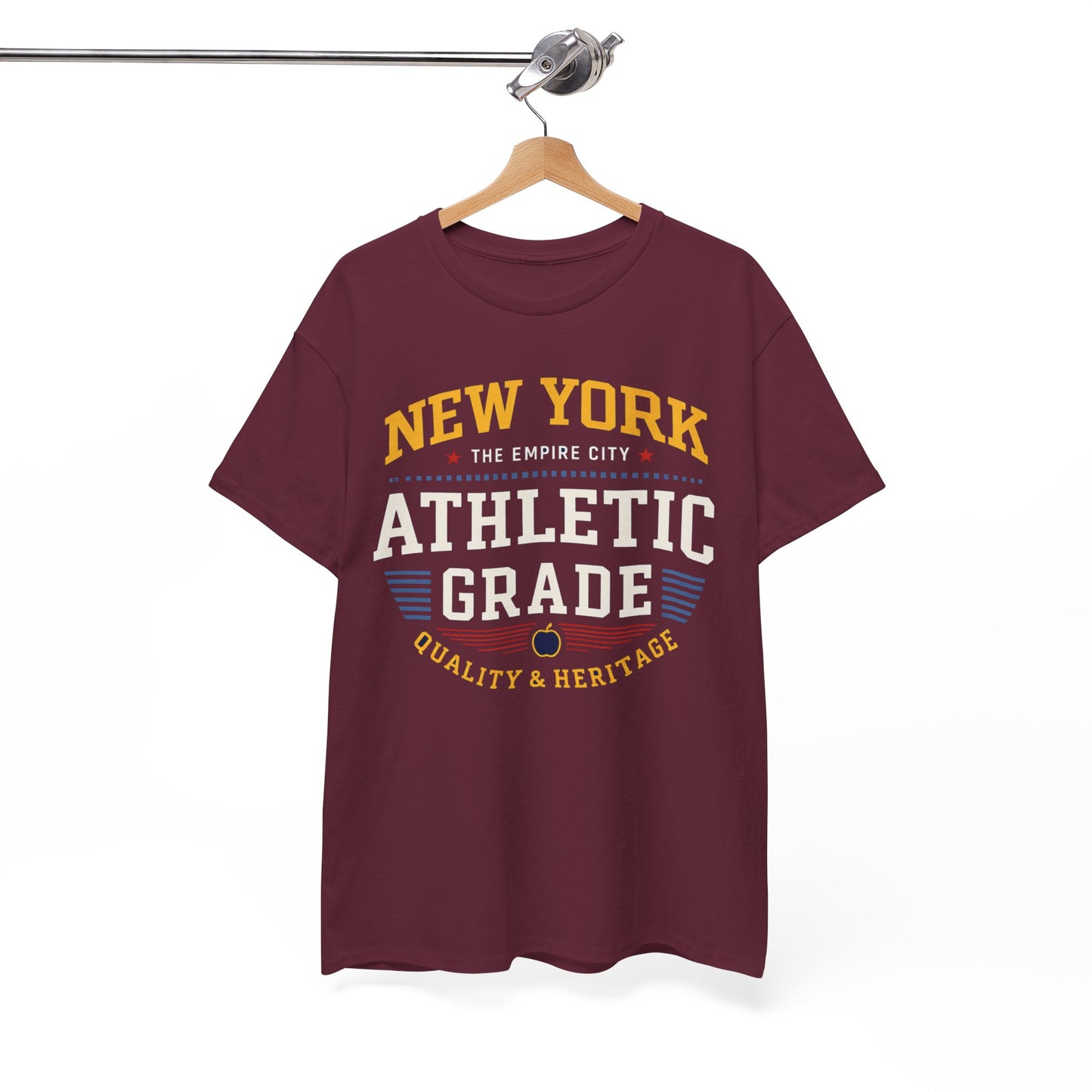 New York Athletic Grade T-Shirt — Vintage Collegiate Gym Tee