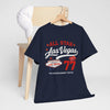 Dark Slate Gray Las Vegas All Star '77 Tee — Retro Casino Graphic T‑Shirt