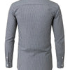 White Smoke 2025 New Cross-Border Spring And Summer Slim-Fit Black And White Checkered Formal Long-Sleeve Shirt for Men