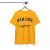San Jose California Tee – Vintage '1777' Collegiate City Shirt Bay Area graphic tee
