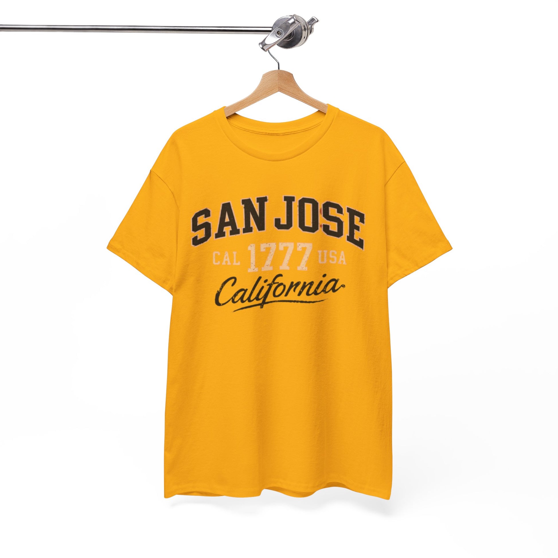 San Jose California Tee – Vintage '1777' Collegiate City Shirt Bay Area graphic tee streetwear fashion product image 3