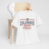Lavender Columbus Ohio Athletics Tee — City Club Vintage Sports T-Shirt