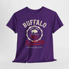Lavender Buffalo Ice Hockey Tee — Founded 1832 Retro Queen City Shirt