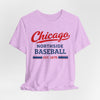 Lavender Chicago Northside Baseball Tee — Est. 1876 Vintage Sports T‑Shirt