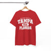 White Smoke Tampa Florida USA Retro Athletic T-Shirt