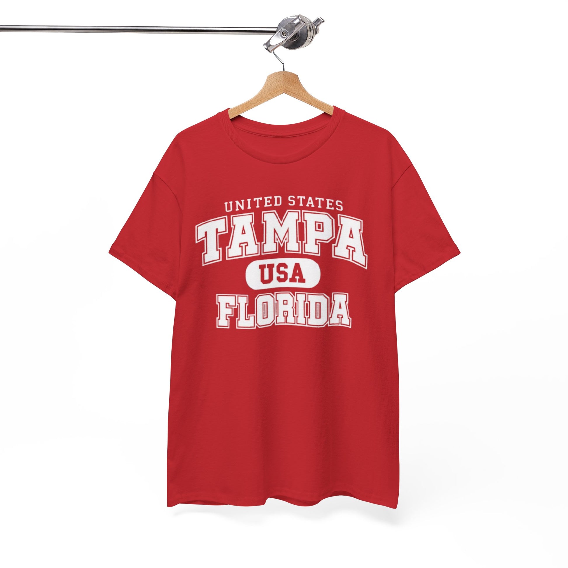 White Smoke Tampa Florida USA Retro Athletic T-Shirt