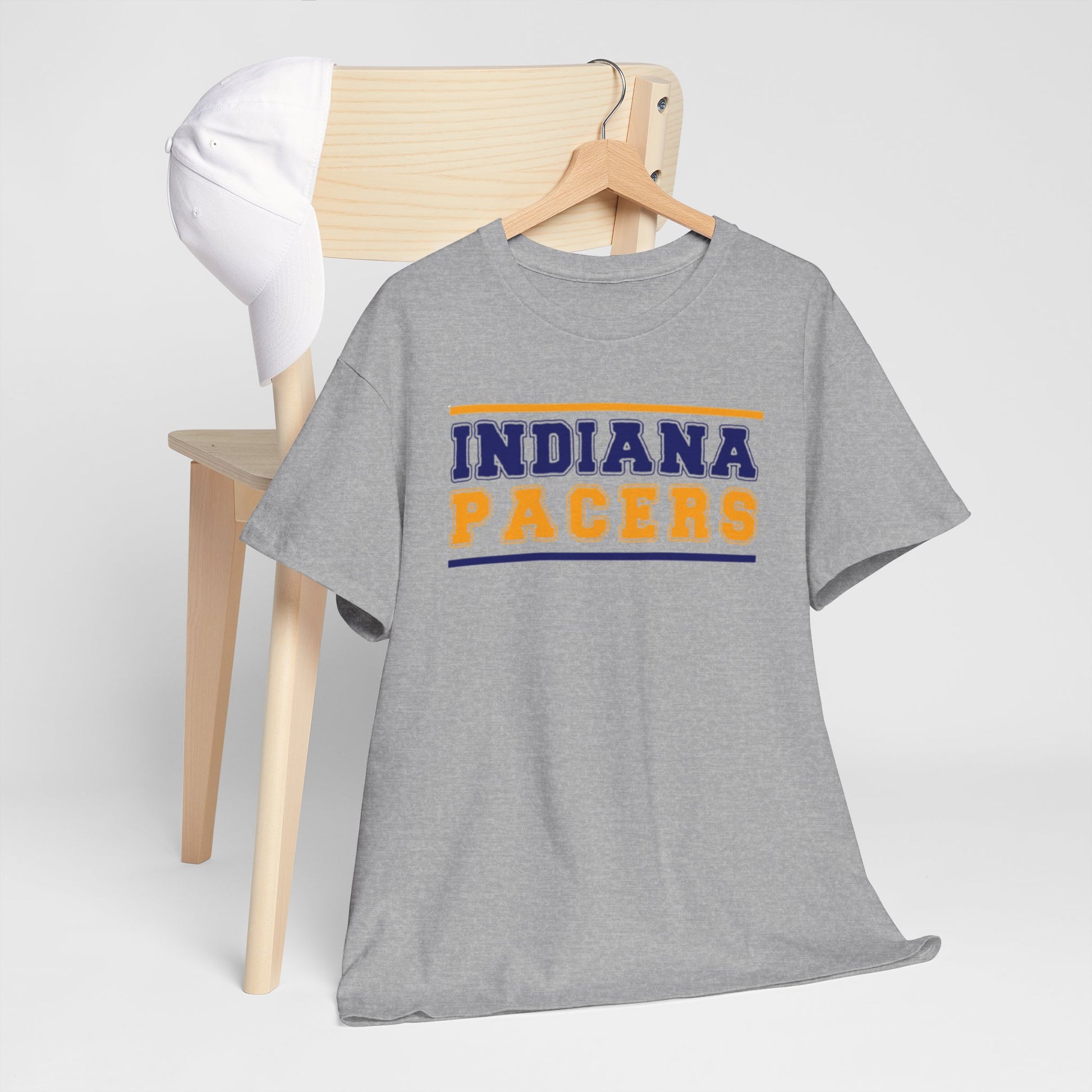 Dark Gray Indiana Pacers Retro Stripe Tee