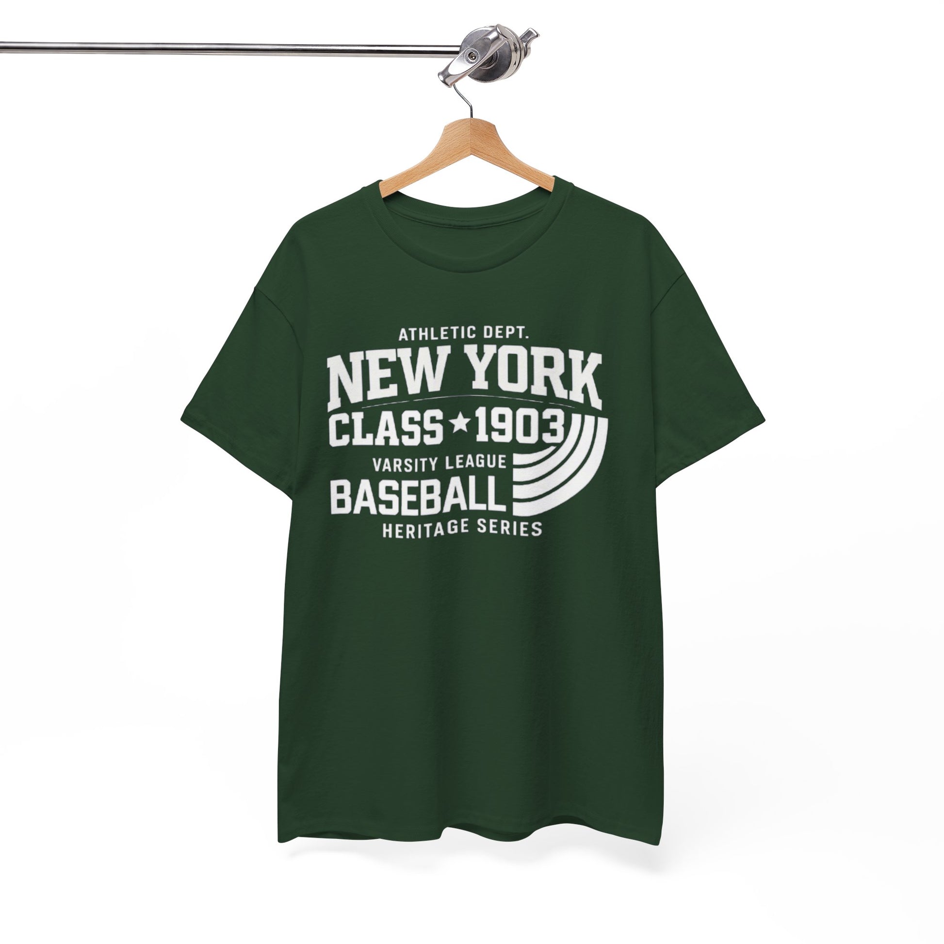 White Smoke New York Baseball T-Shirt – Athletic Dept Class 1903 Varsity tee