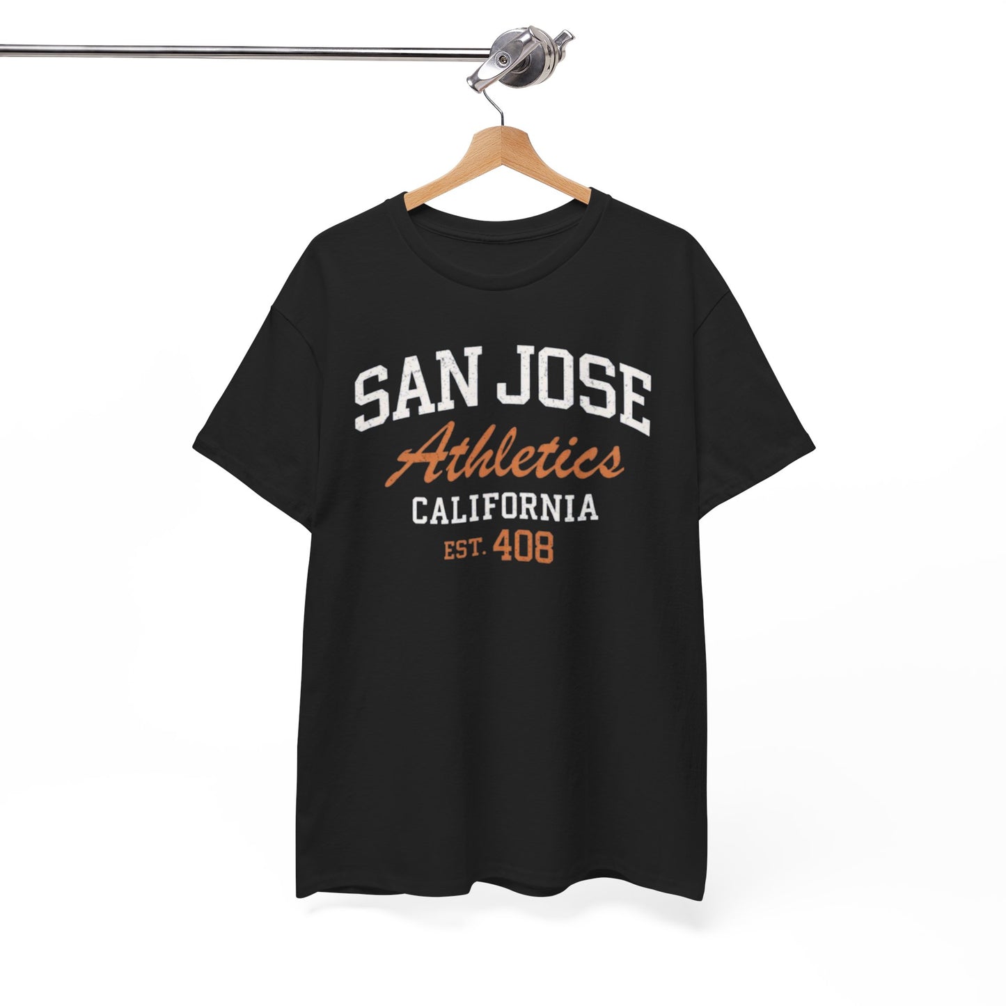 San Jose Athletics California Tee — "Est. 408" Vintage College Shirt