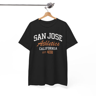 San Jose Athletics California Tee — "Est. 408" Vintage College Shirt
