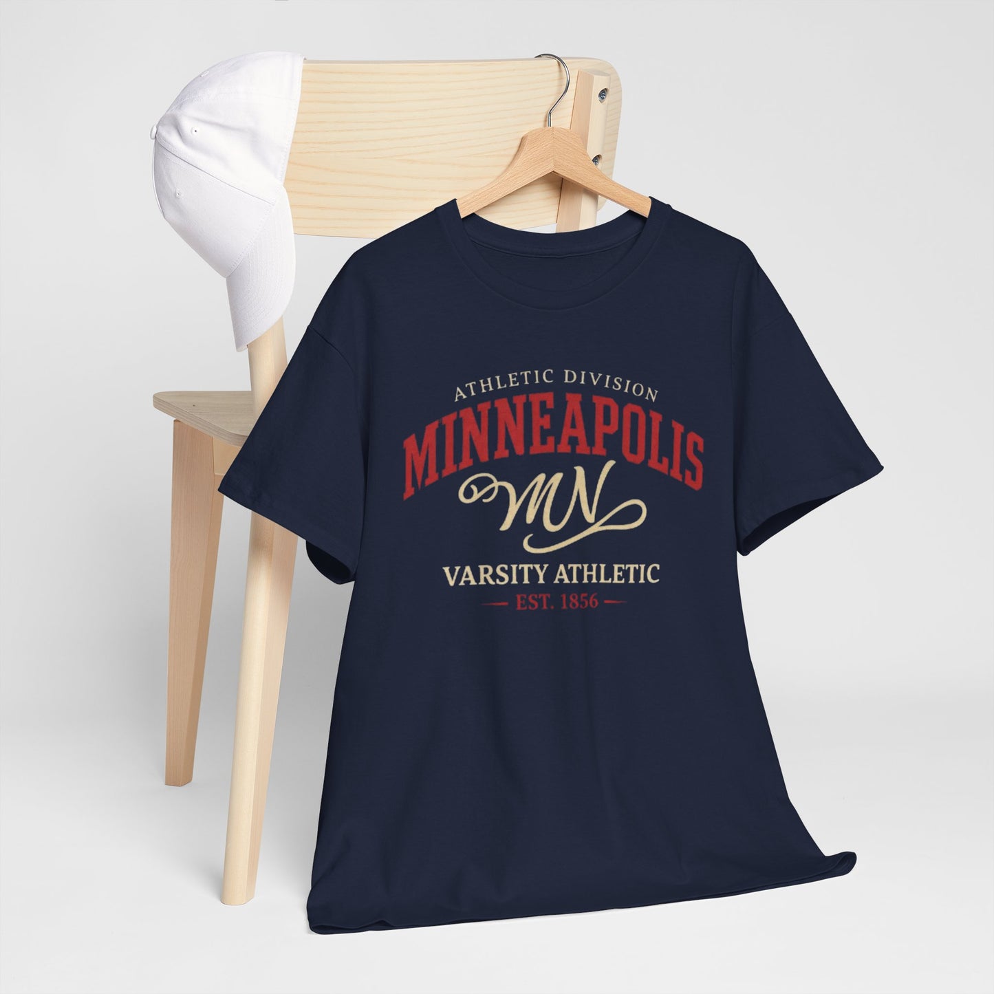 Minneapolis Varsity Athletic Tee — MN Retro College T-Shirt