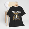 Dark Slate Gray Chicago Athletics Society T‑Shirt — Midwest ESTD 1982 Vintage Sports Tee
