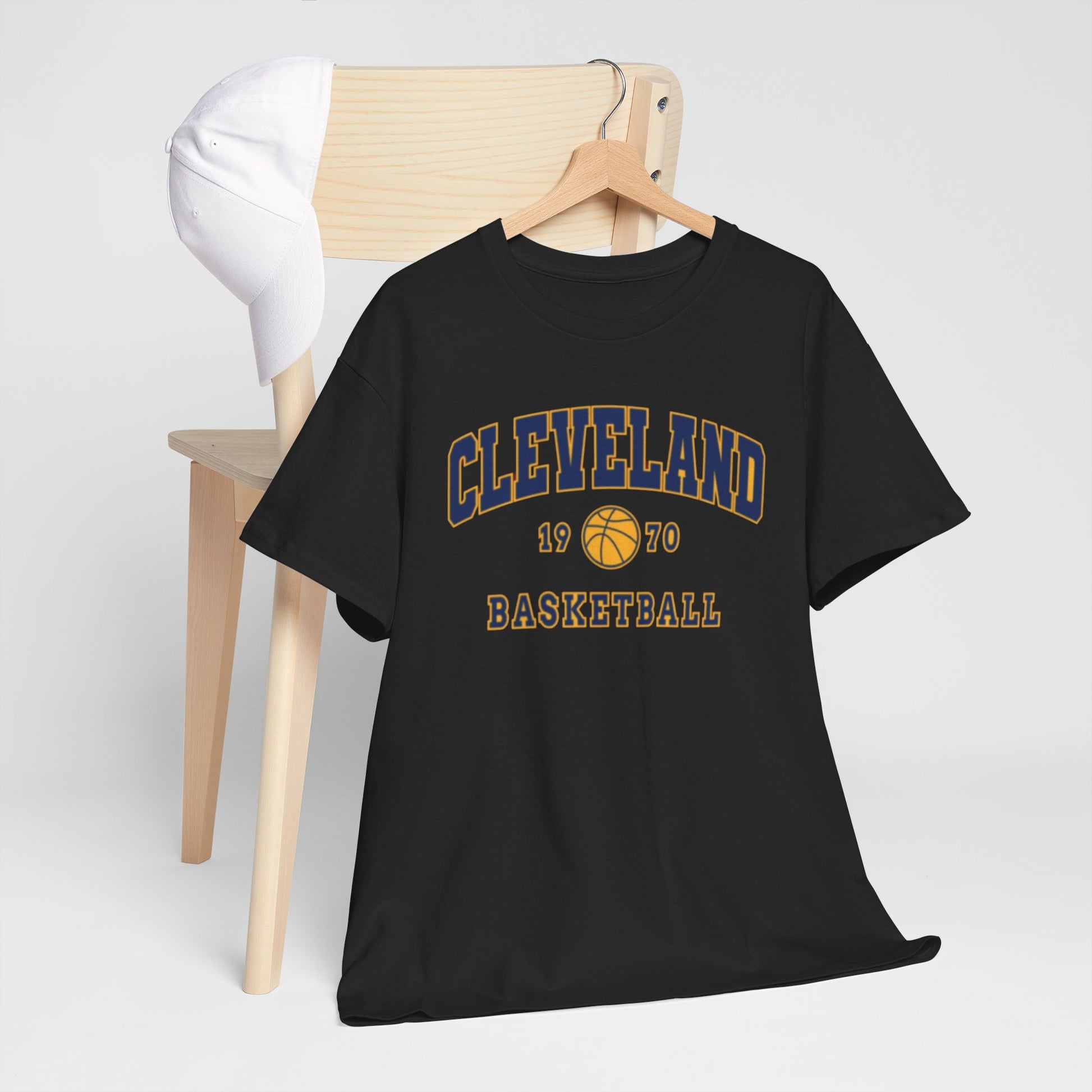 Cleveland Basketball Tee — Vintage 1970 Hoop Logo T-Shirt streetwear fashion product image 8