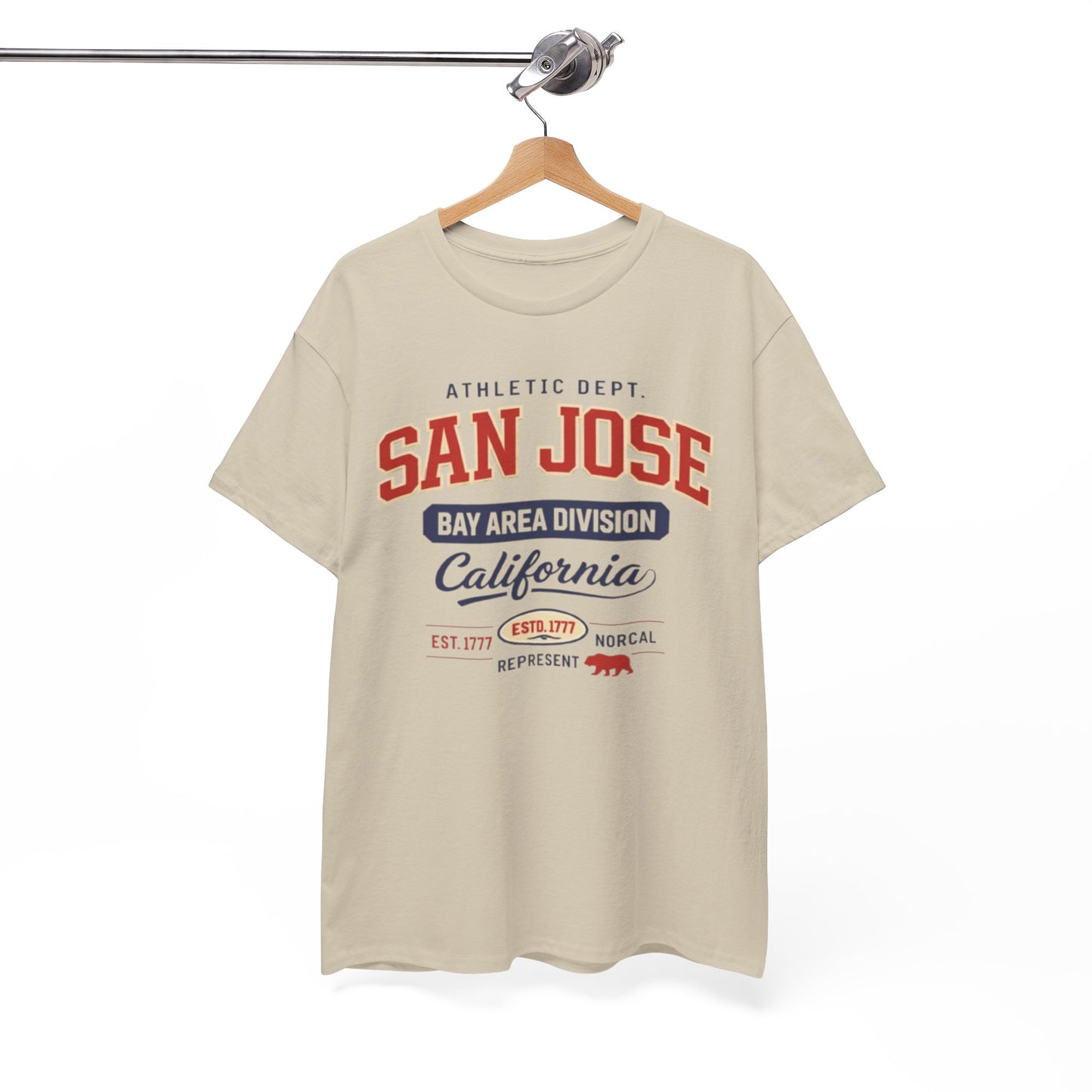 San Jose streetwear Bay Area Athletic T-Shirt — California college style graphic Tee