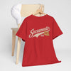 Firebrick Sacramento CA Vintage Script T‑Shirt — 916 Retro City Tee