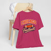 Maroon Chicago Football T-Shirt – Vintage Style Football Graphic Tee