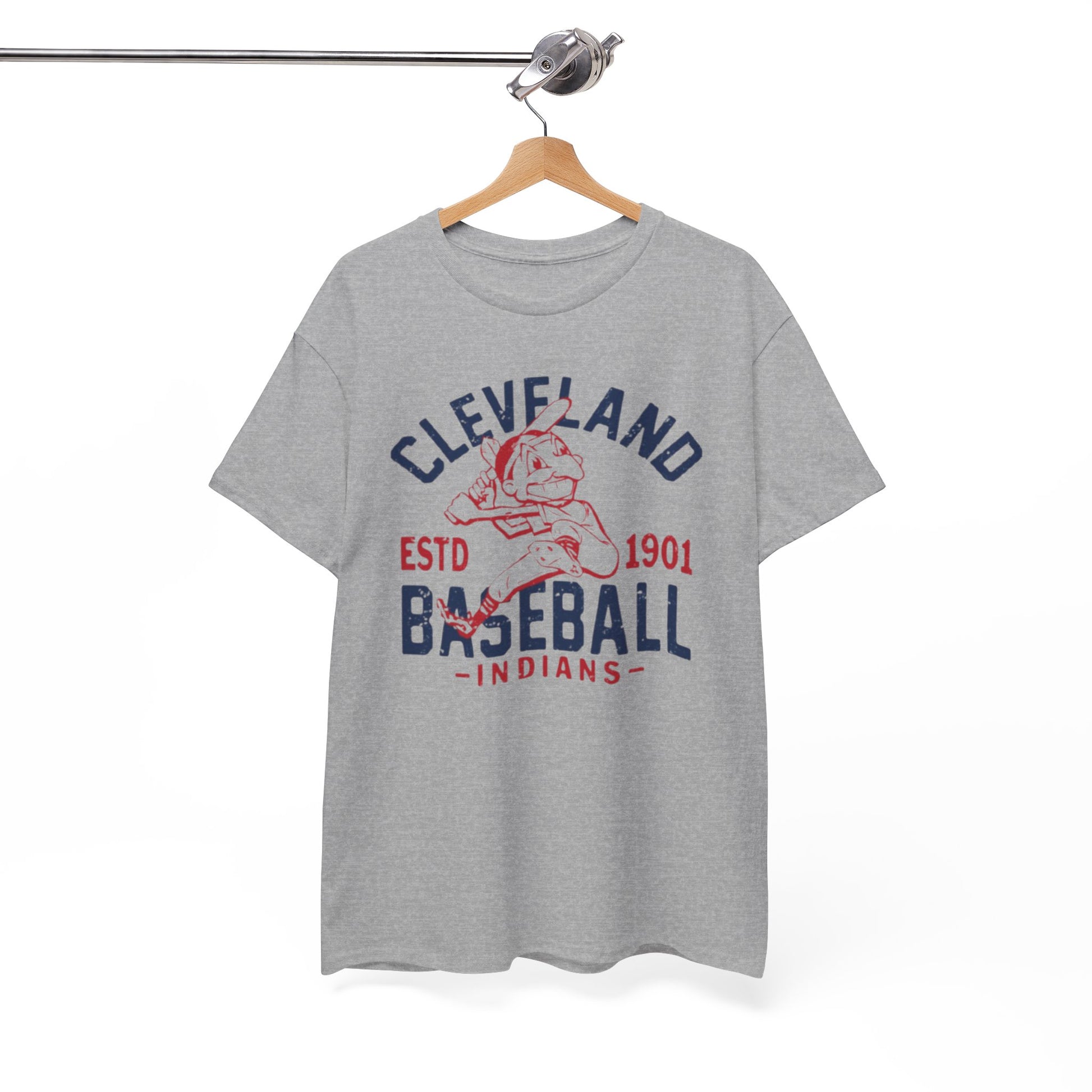 Cleveland Baseball Indians Vintage Logo Tee — Established 1901 Retro Sports T‑Shirt streetwear fashion product image 5