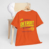 Lavender Detroit Motor City Graphic Tee - Retro 'MI. Since 1837' Orange T-Shirt