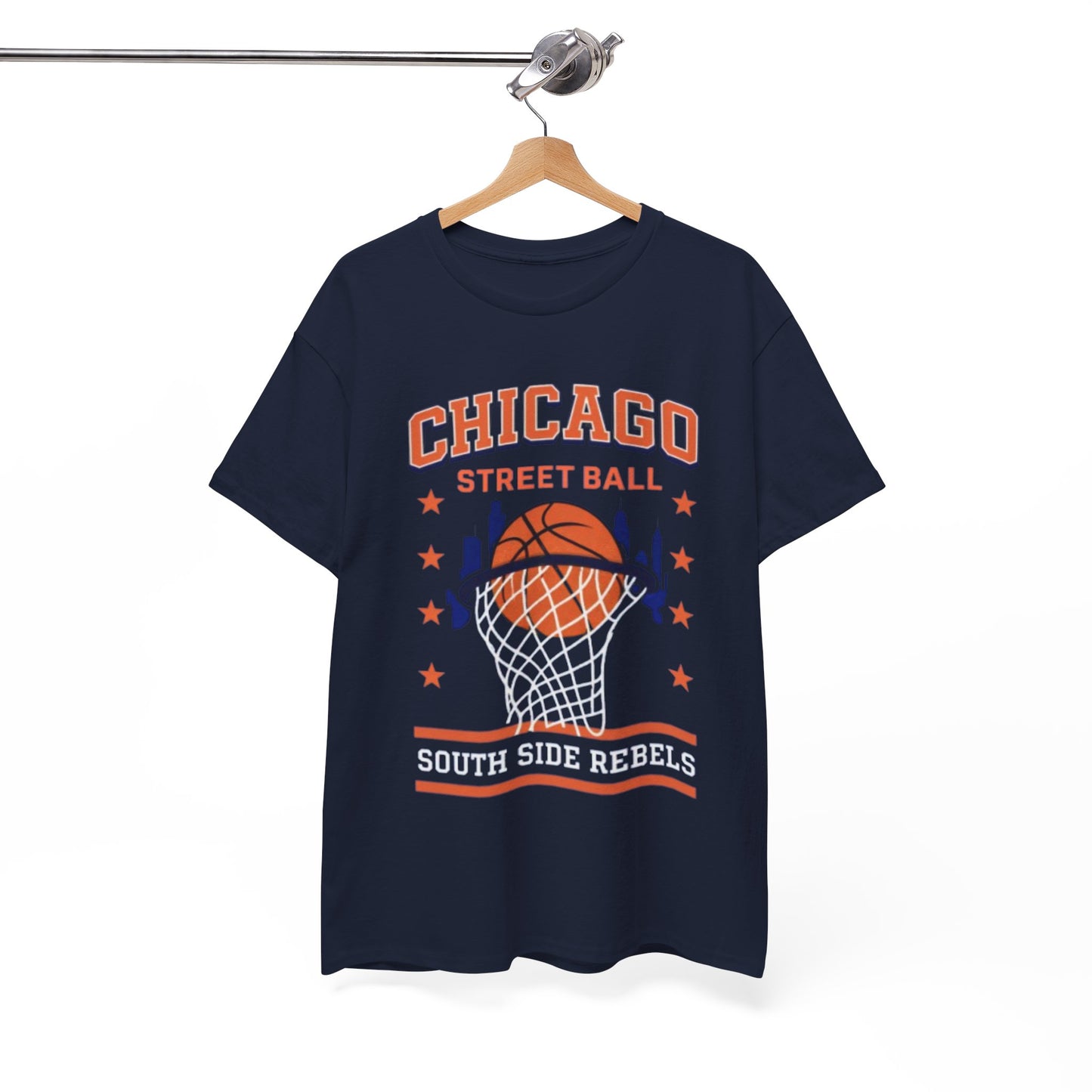 Chicago Street Ball South Side Rebels T-Shirt – Urban Basketball Streetwear Tee