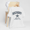 Lavender Kickoff Dallas Football Club Tee — Vintage Star Game Day Shirt