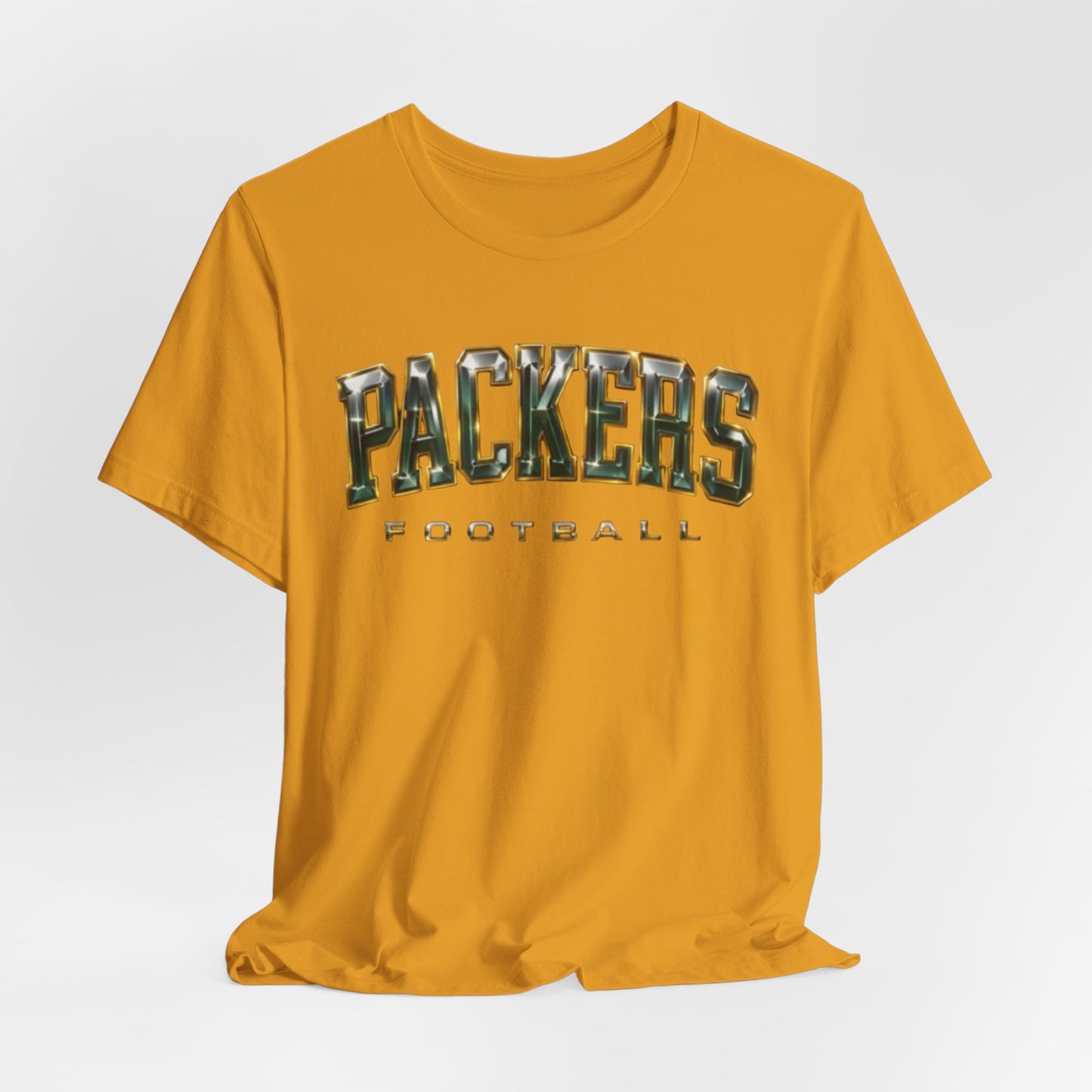 Packers Football T‑Shirt — Vintage Camo Lettering Tee – fan gear, nfl fan apparel, image 1.0