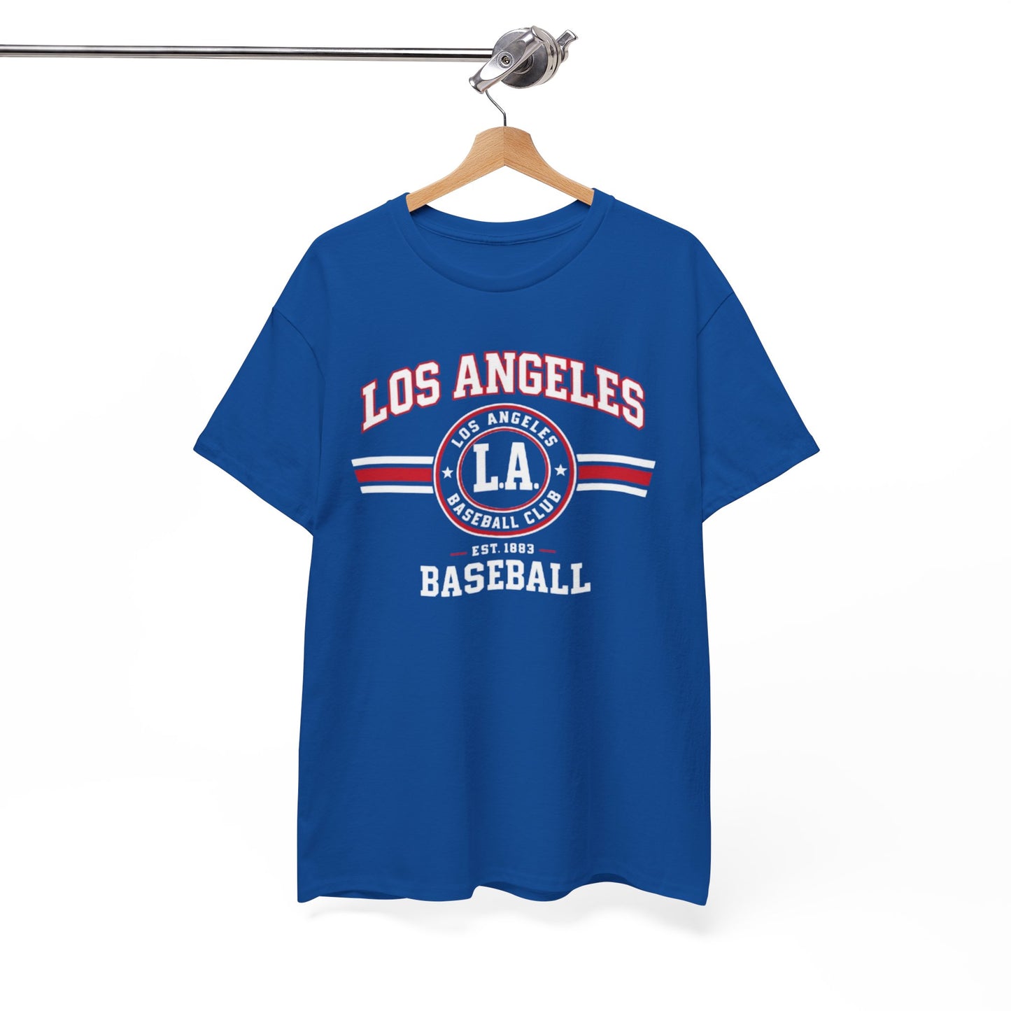 Los Angeles Baseball Tee — LA Varsity Sports Graphic T‑Shirt