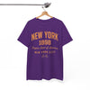 White Smoke New York 1898 Vintage Tee — Empire State of America City T‑Shirt