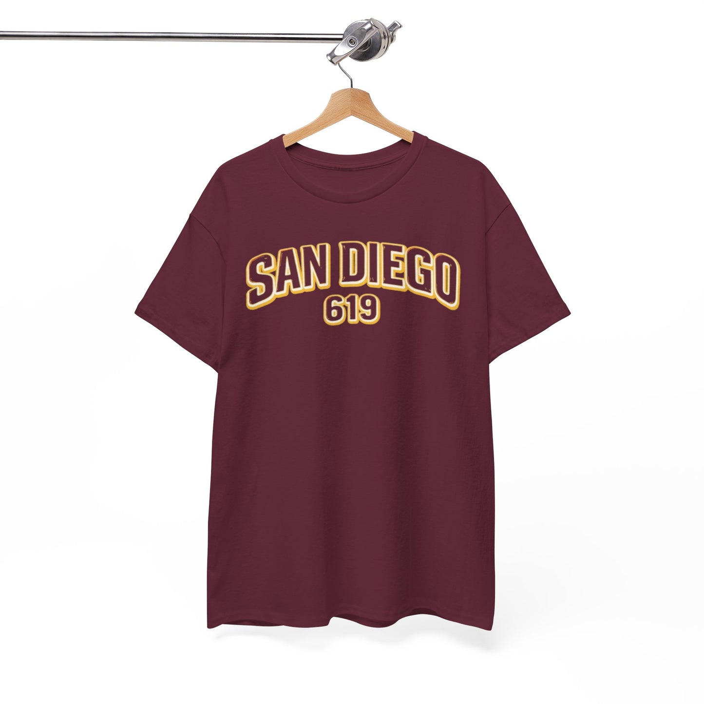 San Diego Baseball Vibe 619 T Shirt – Minimal California Streetwear Tee