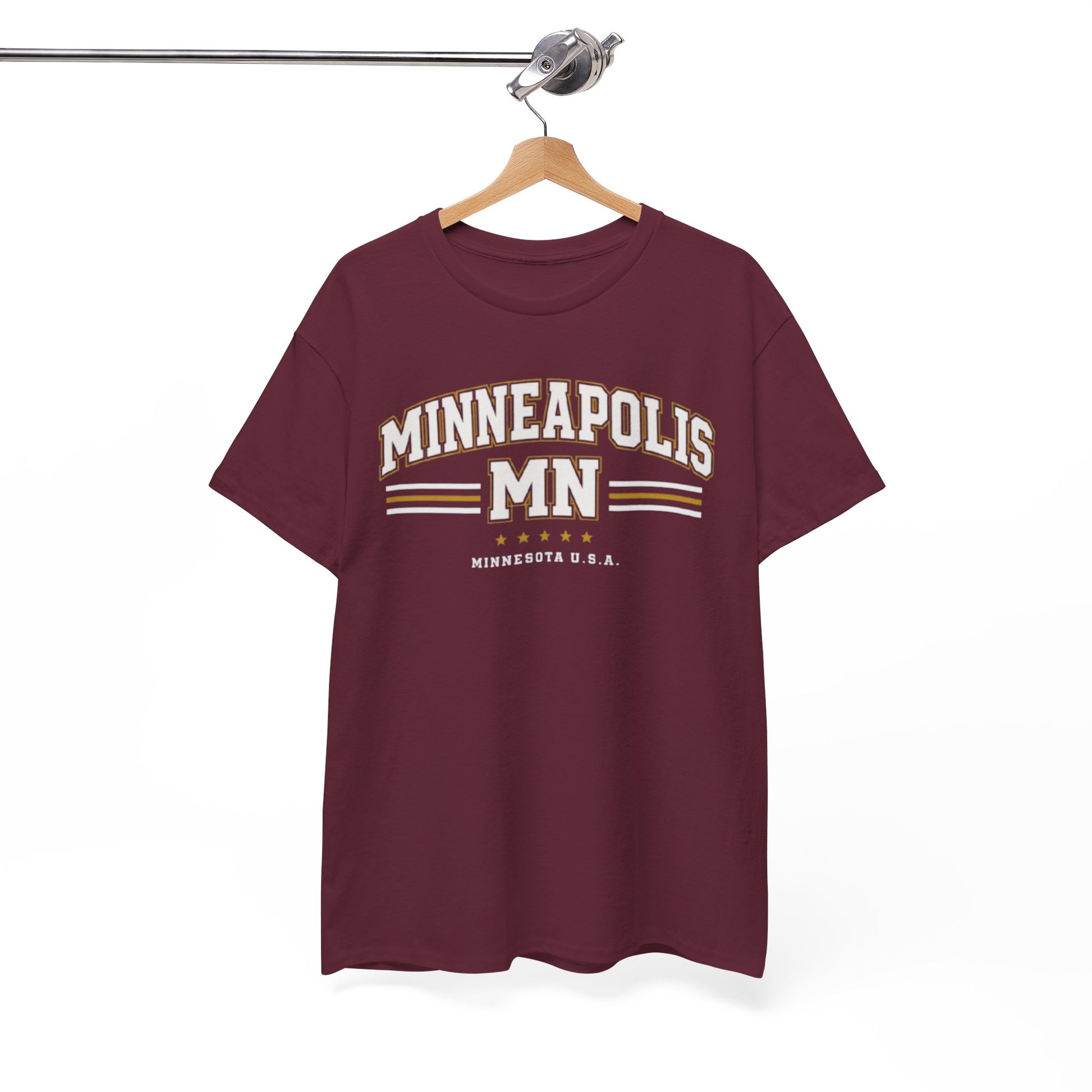 Minneapolis MN Retro City Tee — Minnesota USA Vintage Style streetwear fashion product image 1