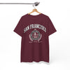 White Smoke San Francisco California Graphic T-Shirt – West Coast City Streetwear Tee
