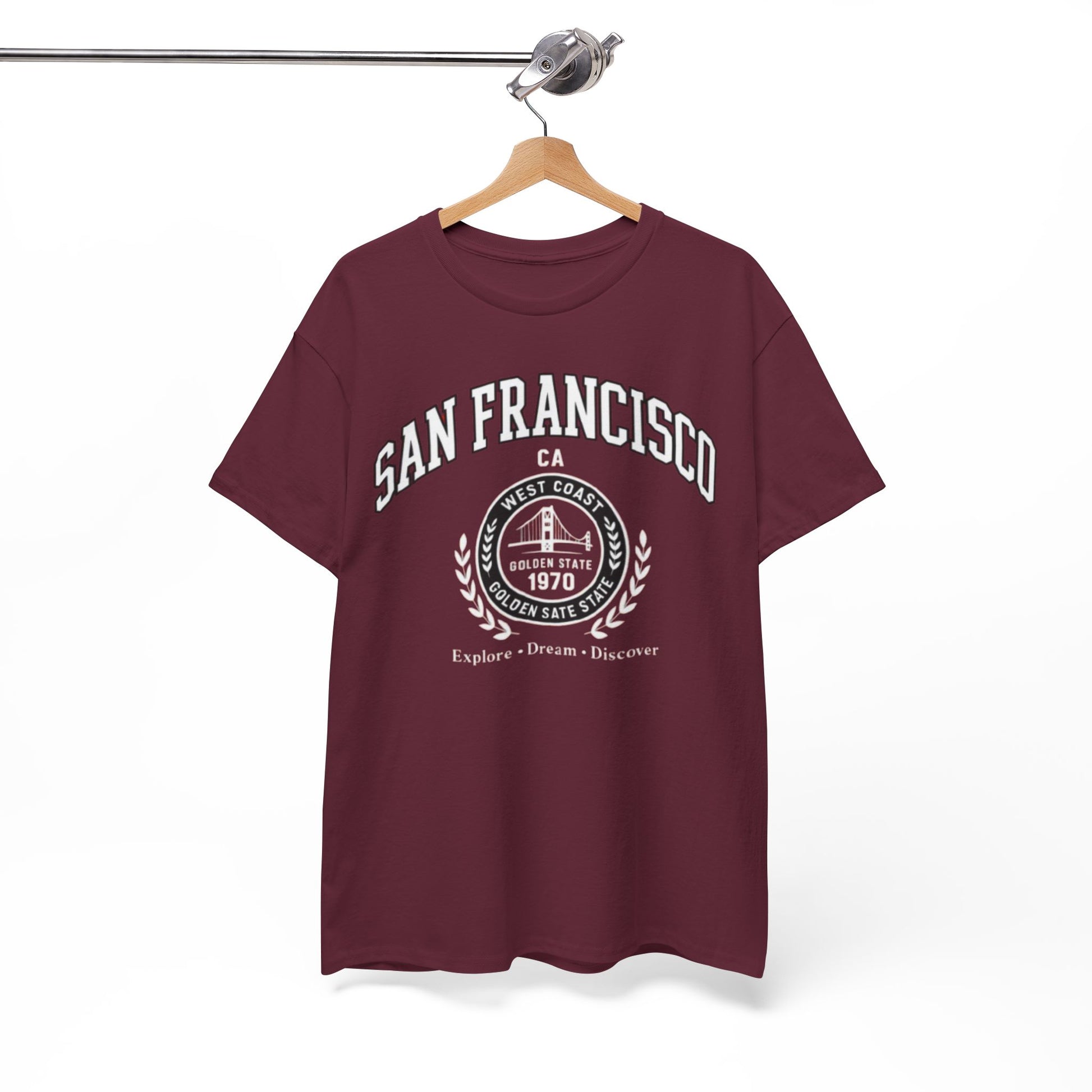 White Smoke San Francisco California Graphic T-Shirt – West Coast City Streetwear Tee
