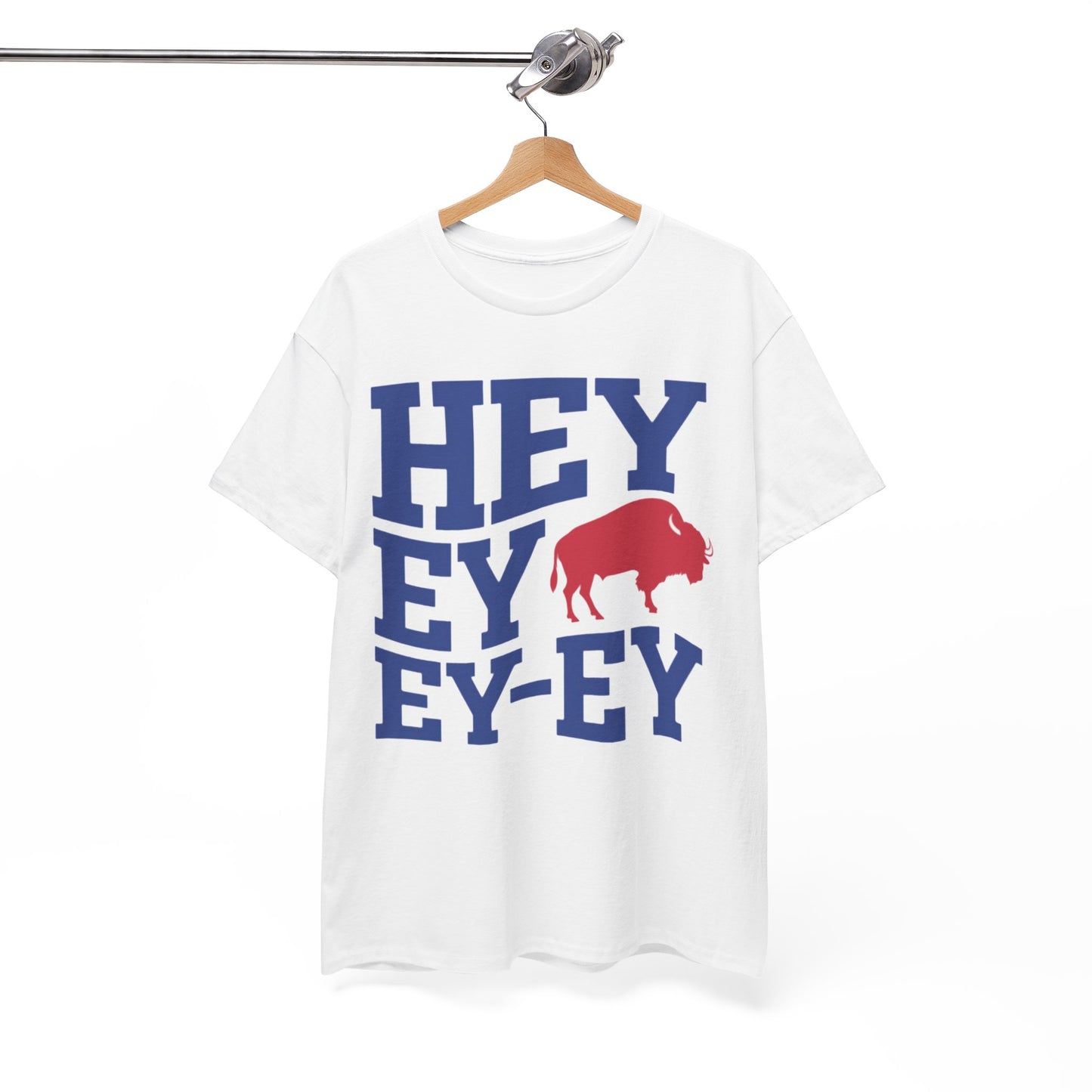 Hey Ey Ey-Ey Buffalo Bills Graphic Tee — Funny Buffalo Game Day Shirt