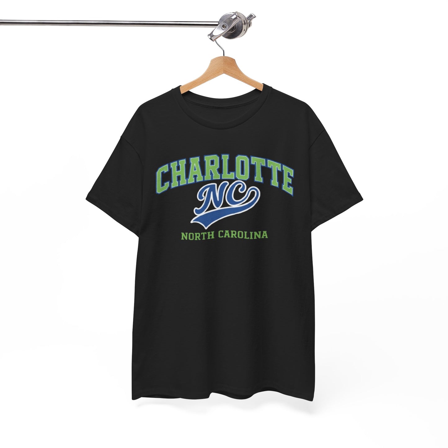 Charlotte NC North Carolina T Shirt –  Varsity Style Graphic Tee