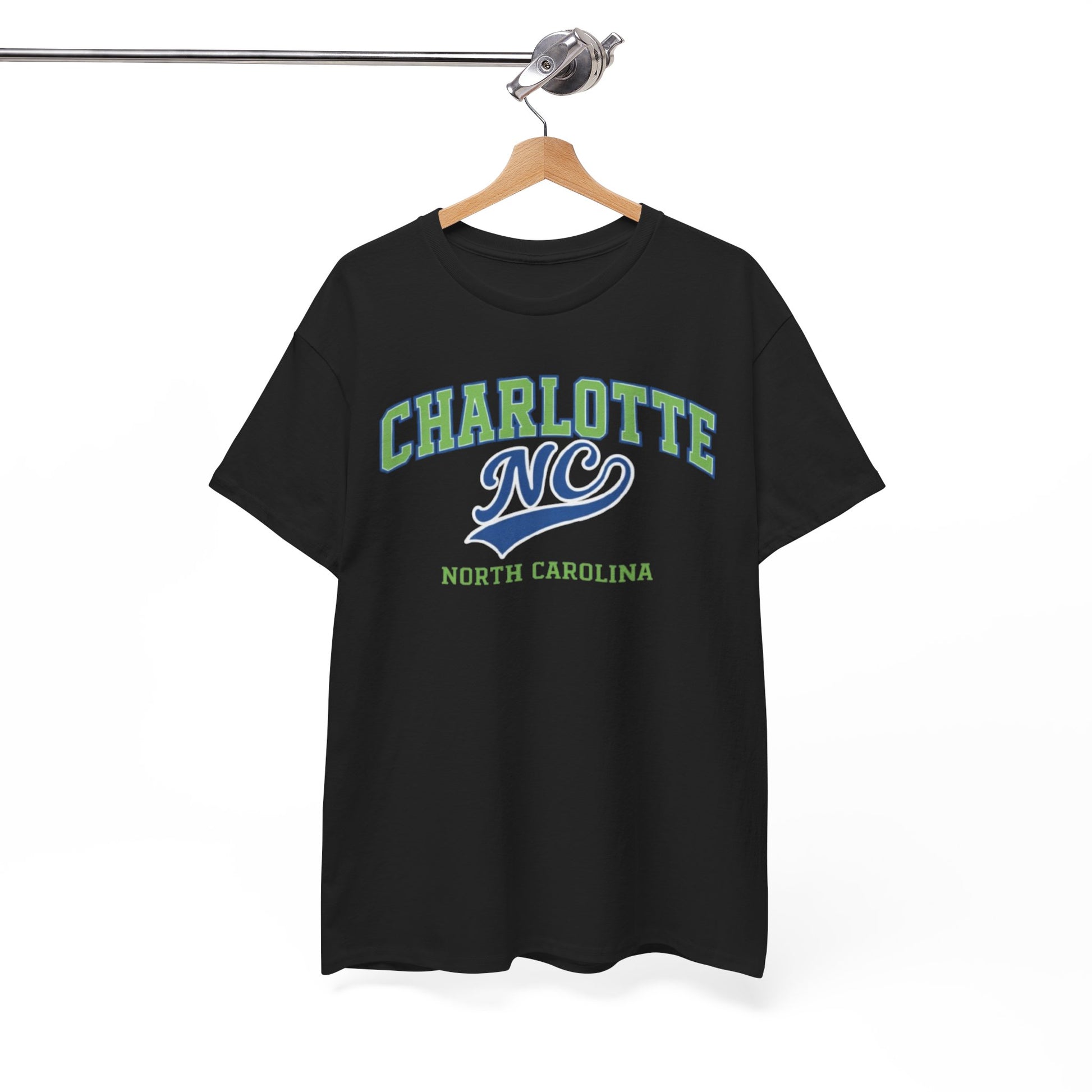 White Smoke Charlotte NC North Carolina T Shirt –  Varsity Style Graphic Tee
