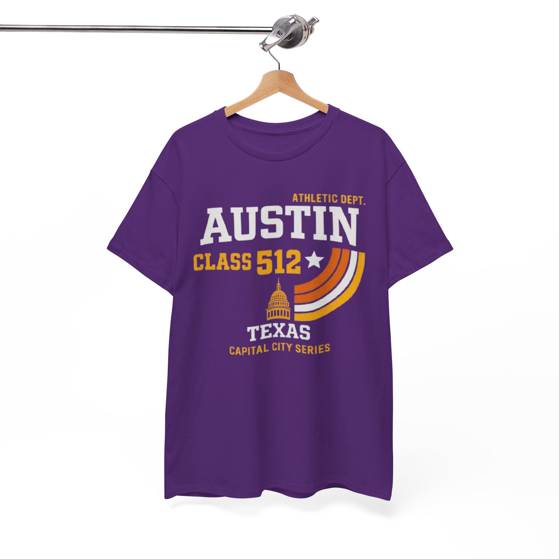White Smoke Austin Class 512 Graphic T-Shirt – Capital City Athletic Streetwear Tee