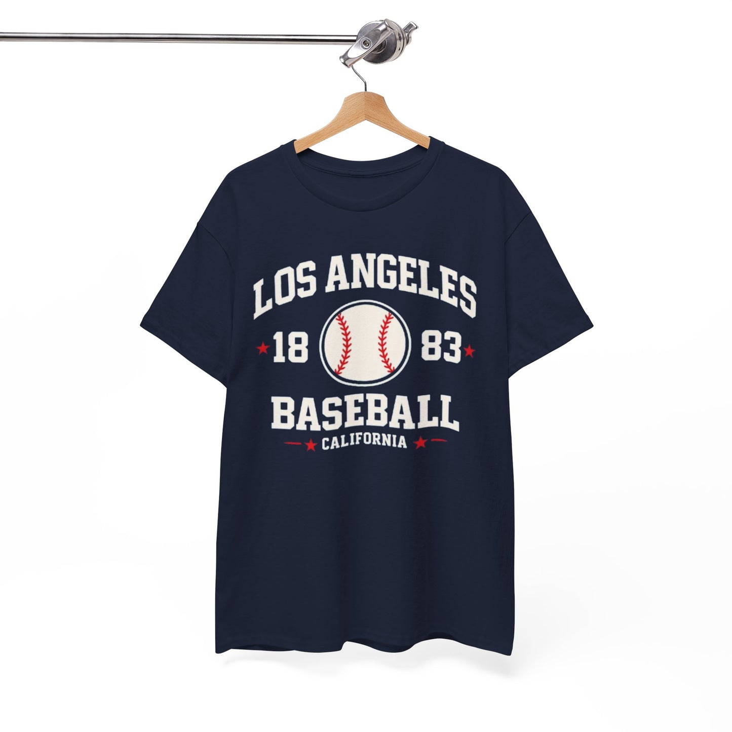 Los Angeles Baseball T Shirt 1883 California Vintage Varsity Baseball Tee