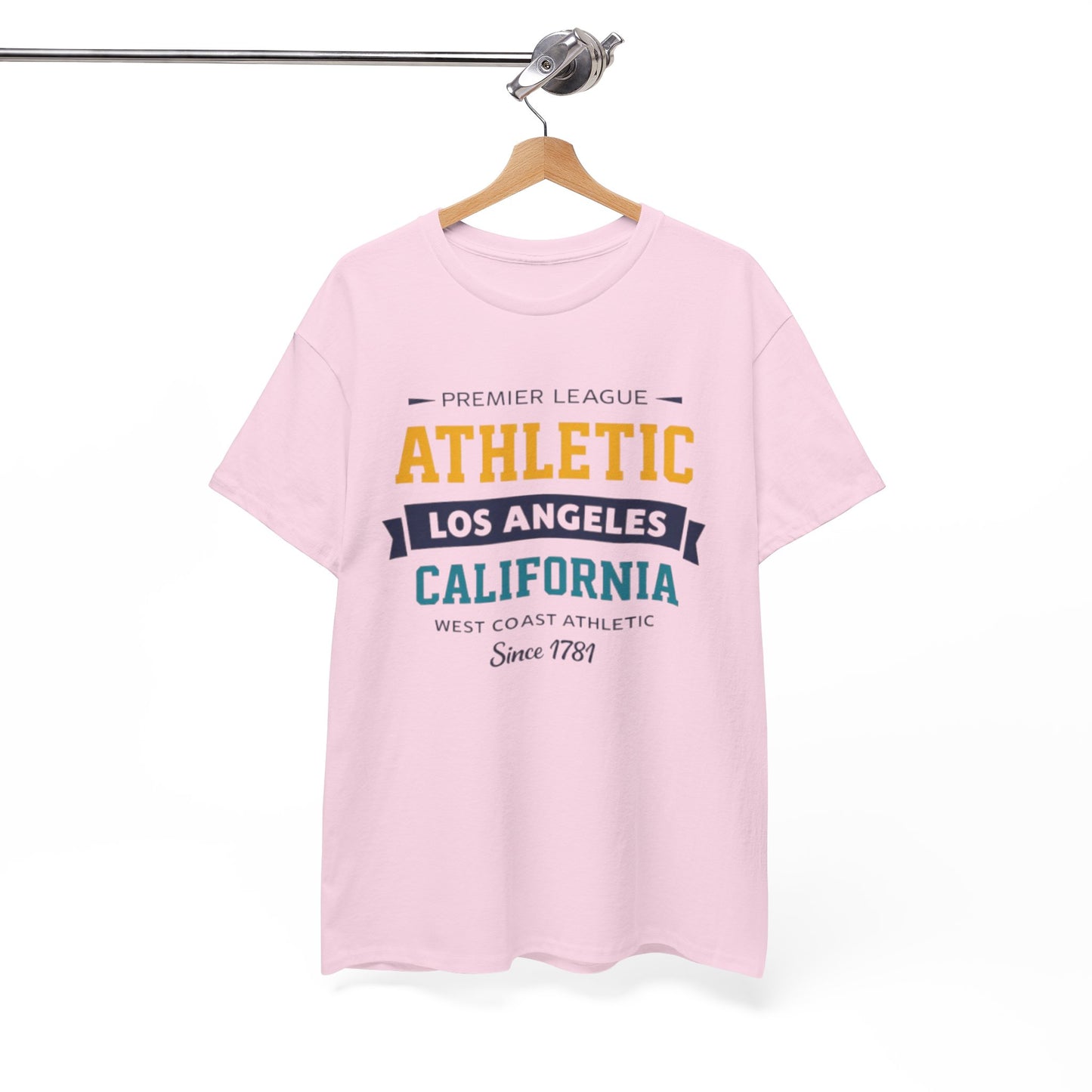White Smoke Athletic Los Angeles California Tee — Vintage West Coast Sports T-Shirt
